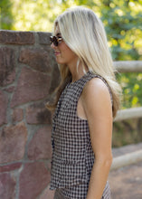 Load image into Gallery viewer, Tate Brown Plaid Skirt Set
