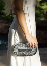 Load image into Gallery viewer, Jimberly Silver Sparkle Acrylic Evening Bag

