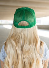 Load image into Gallery viewer, Better Late Than Ugly Green Trucker Hat
