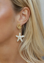 Load image into Gallery viewer, Starfish &amp; Seashell Dangle Earrings
