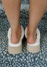Load image into Gallery viewer, Taddy Cream Sherpa Platform Slippers
