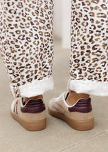 Load image into Gallery viewer, Matthew Tan &amp; Burgundy Teddy Sneaker
