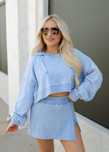 Load image into Gallery viewer, Lavender Mineral Washed Hoodie Top
