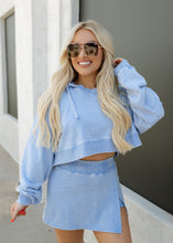 Load image into Gallery viewer, Lavender Mineral Washed Hoodie Top
