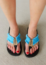 Load image into Gallery viewer, Gjazz Classic Turquoise Flip Flops
