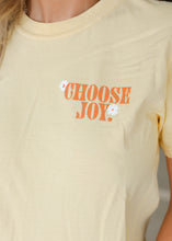 Load image into Gallery viewer, Today Choose Joy Vintage Yellow Tee
