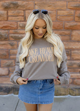 Load image into Gallery viewer, Make Heaven Crowded Brown Sweatshirt
