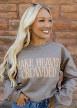 Load image into Gallery viewer, Make Heaven Crowded Brown Sweatshirt
