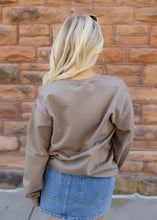 Load image into Gallery viewer, Make Heaven Crowded Brown Sweatshirt
