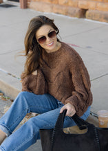 Load image into Gallery viewer, Jamie Brown Knit Sweater
