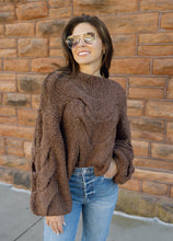 Load image into Gallery viewer, Jamie Brown Knit Sweater
