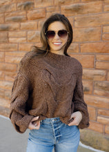 Load image into Gallery viewer, Jamie Brown Knit Sweater
