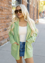 Load image into Gallery viewer, Brooke Cable Knit Green Cardigan
