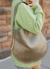 Load image into Gallery viewer, Rust Tassel Bag Charm
