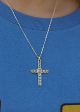 Load image into Gallery viewer, Vienna Colorful Cross Necklace
