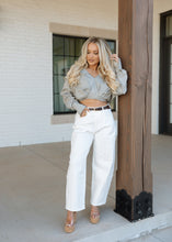 Load image into Gallery viewer, Dusty Sage Overwrap Top
