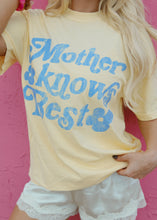 Load image into Gallery viewer, Mother Knows Best Butter Yellow Tee

