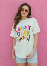 Load image into Gallery viewer, Mind Your Own Motherhood Colorful Tee
