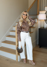 Load image into Gallery viewer, Lynn Leopard Button Down Top
