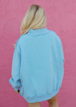 Load image into Gallery viewer, "Jesus Saves" Mockneck - Baby Blue
