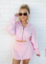 Load image into Gallery viewer, Laney Light Pink Washed Skort Set
