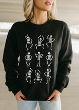 Load image into Gallery viewer, Mr. Bones Skeleton Vintage Black Sweatshirt
