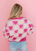 Load image into Gallery viewer, Candy Hearts Pink Multi Sweater
