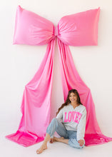 Load image into Gallery viewer, Lover Pink &amp; Grey Split Neck Sweatshirt
