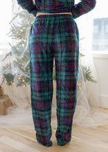 Load image into Gallery viewer, Green &amp; Black Plaid Pajama Set
