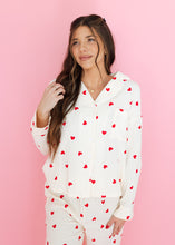 Load image into Gallery viewer, Love Potion Printed Heart Pajama Set
