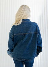 Load image into Gallery viewer, Deja Dark Denim Jacket Top

