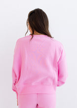 Load image into Gallery viewer, Pink Dropped Shoulder Sweatshirt
