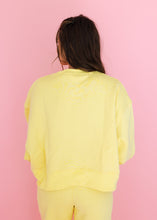 Load image into Gallery viewer, Yellow Dropped Shoulder Sweatshirt
