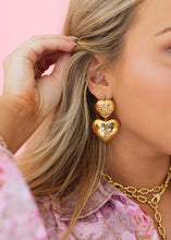 Load image into Gallery viewer, Keely Dangle Heart Earrings
