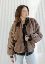 Load image into Gallery viewer, Carrie Brown Plush Faux Fur Jacket
