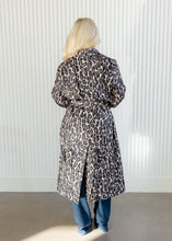 Load image into Gallery viewer, Leopard Print Trench Coat
