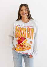 Load image into Gallery viewer, Kansas City Football Vintage Oversized Sweatshirt
