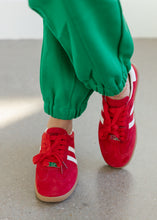 Load image into Gallery viewer, Delta Retro Red Suede Sneakers

