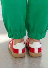 Load image into Gallery viewer, Delta Retro Red Suede Sneakers
