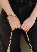 Load image into Gallery viewer, BuDha Girl Veda Red &amp; White Bangles
