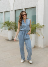 Load image into Gallery viewer, Poppy Tencel Denim Jumpsuit
