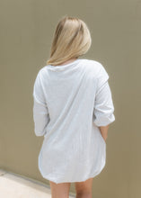 Load image into Gallery viewer, Ash Grey Bubble Hem Mini Dress
