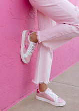 Load image into Gallery viewer, Corky&#39;s Supernova Pink Metallic Glitter Sneakers
