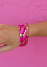 Load image into Gallery viewer, BuDha Girl Veda Pink &amp; Gold Bangles
