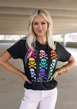 Load image into Gallery viewer, Bad To The Bone Skeleton Tee
