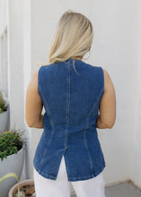 Load image into Gallery viewer, Ford Button Down Denim Vest
