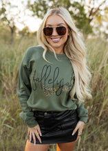 Load image into Gallery viewer, Fallelujah Leopard Military Green Sweatshirt
