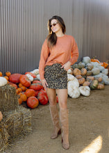 Load image into Gallery viewer, Leopard Print Cargo Skirt
