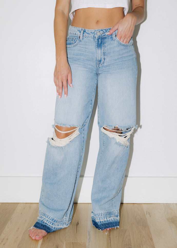 Nori Wide Leg Denim Jeans