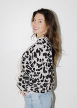 Load image into Gallery viewer, Wren Leopard Tie Closure Sweater
